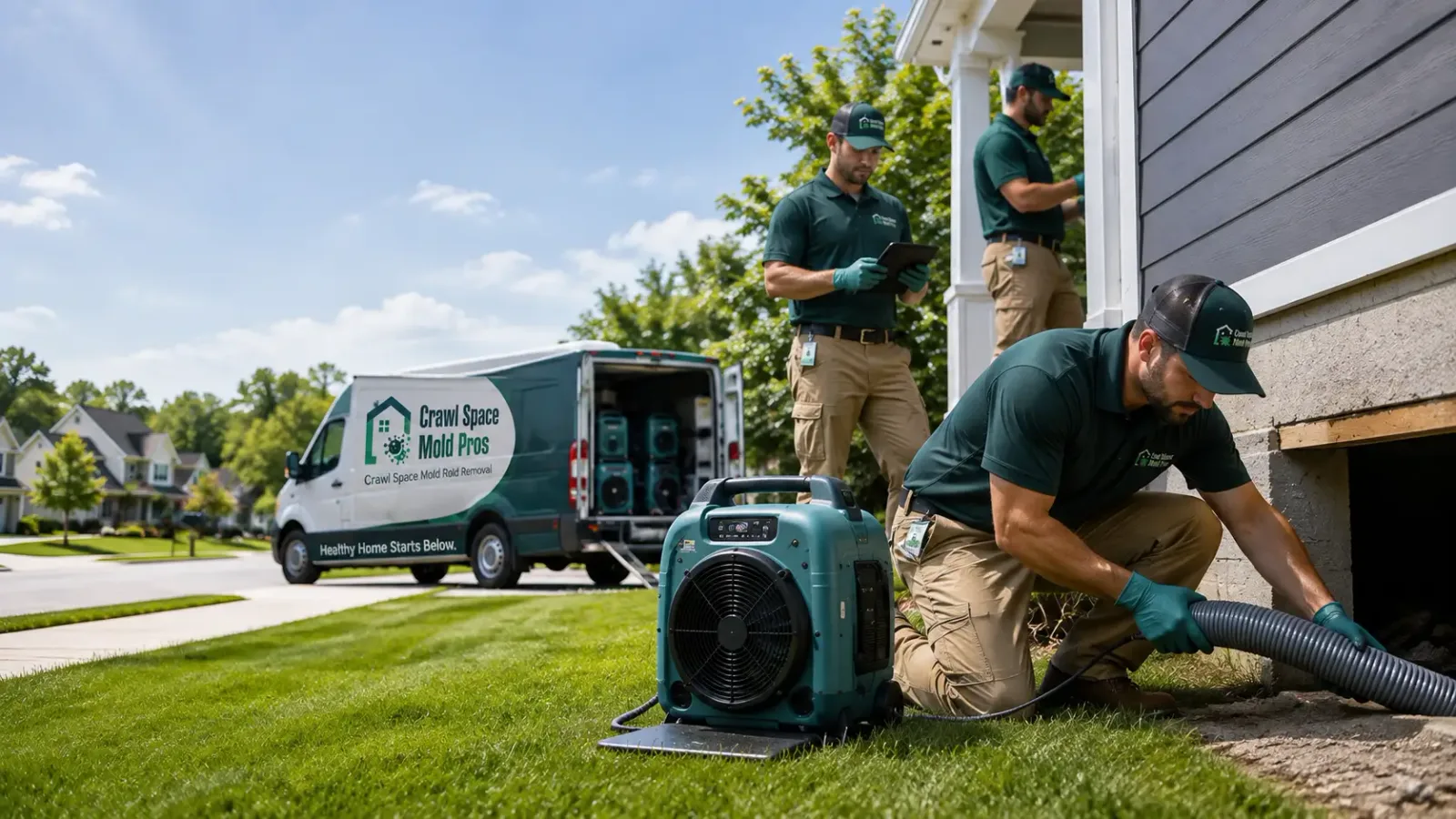 Crawl Space Mold Removal in Halbur, IA